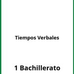 Ejercicios De Tiempos Verbales 1 Bachillerato PDF