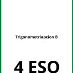 Ejercicios De Trigonometria 4 ESO Opcion B PDF