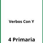 Ejercicios De Verbos Con Y 4 Primaria PDF