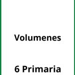Ejercicios De Volumenes 6 Primaria PDF