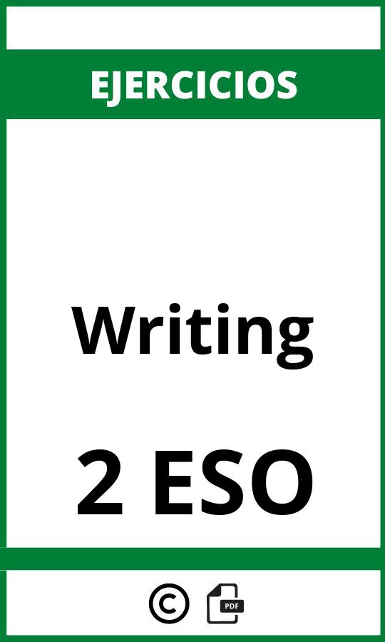 Ejercicios De Writing PDF 2 ESO