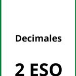 Ejercicios Decimales 2 ESO PDF