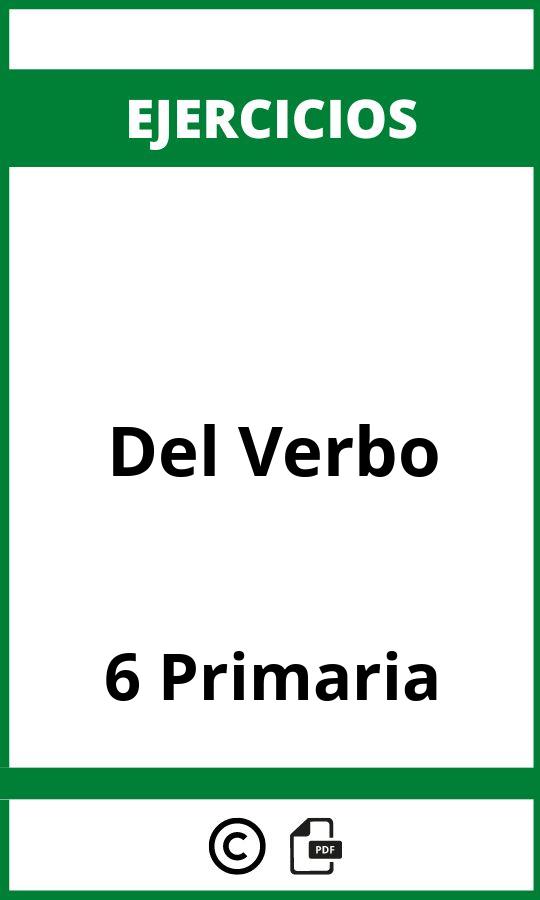 Ejercicios Del Verbo 6 Primaria PDF