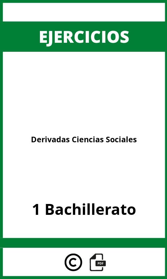 Ejercicios Derivadas 1 Bachillerato Ciencias Sociales PDF