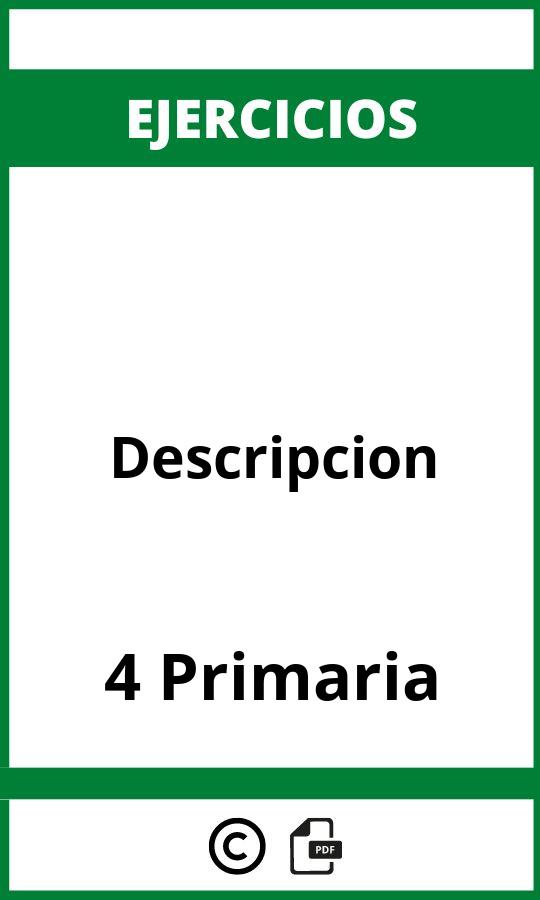 Ejercicios Descripcion 4 Primaria PDF
