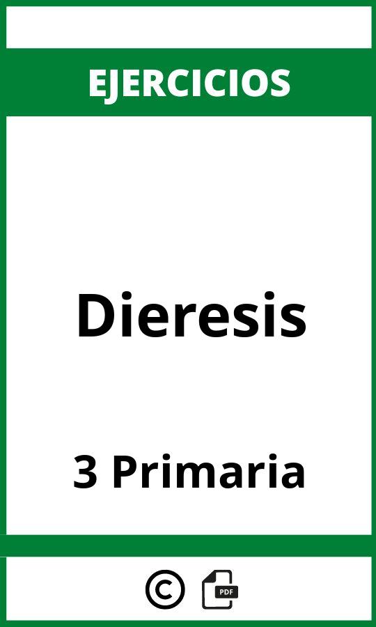 Ejercicios Dieresis 3 Primaria PDF