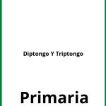 Ejercicios Diptongo Y Triptongo Primaria PDF