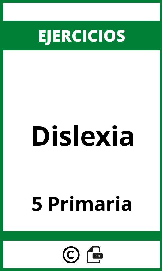 Ejercicios Dislexia 5 Primaria PDF