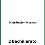 Ejercicios Distribucion Normal 2 Bachillerato PDF