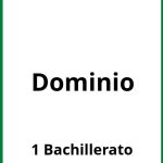 Ejercicios Dominio 1 Bachillerato PDF
