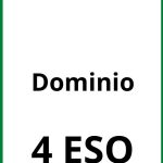 Ejercicios Dominio 4 ESO PDF