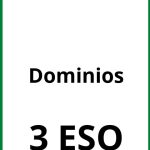 Ejercicios Dominios 3 ESO PDF