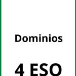 Ejercicios Dominios 4 ESO PDF