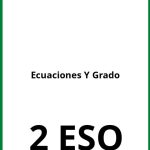 Ejercicios Ecuaciones 1 Y 2 Grado 2 ESO PDF