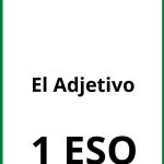 Ejercicios El Adjetivo 1 ESO PDF
