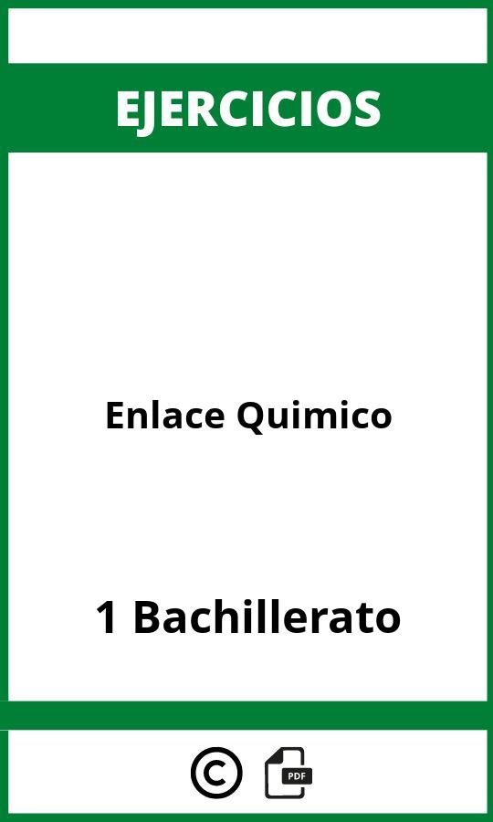 Ejercicios Enlace Quimico 1 Bachillerato PDF