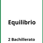 Ejercicios Equilibrio 2 Bachillerato PDF