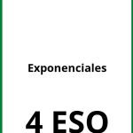 Ejercicios Exponenciales 4 ESO PDF