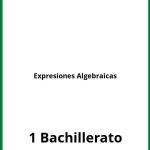 Ejercicios Expresiones Algebraicas 1 Bachillerato PDF