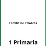 Ejercicios Familia De Palabras 1 Primaria PDF