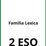 Ejercicios Familia Lexica 2 ESO PDF