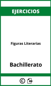 Ejercicios Figuras Literarias Bachillerato PDF