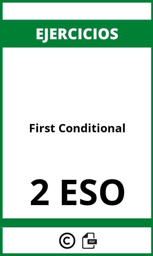 Ejercicios First Conditional 2 ESO PDF