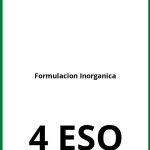 Ejercicios Formulacion Inorganica 4 ESO PDF