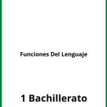Ejercicios Funciones Del Lenguaje 1 Bachillerato PDF