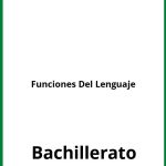 Ejercicios Funciones Del Lenguaje Bachillerato PDF