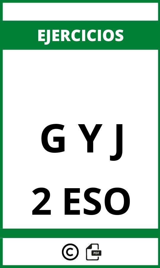 Ejercicios G Y J 2 ESO PDF
