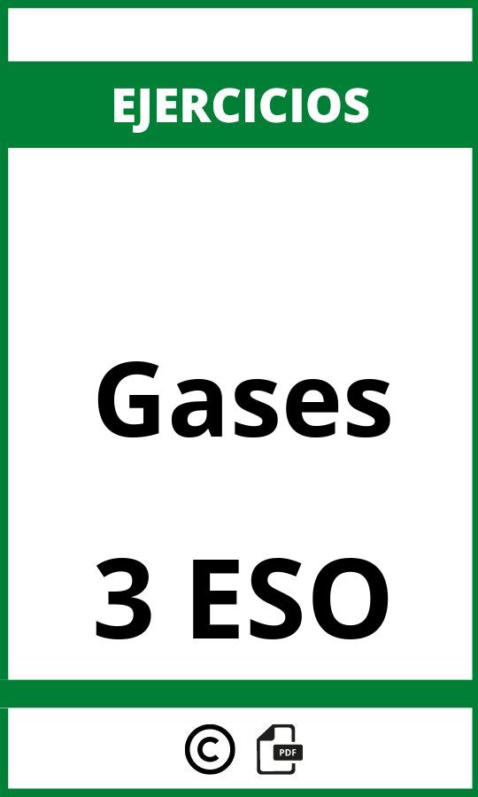 Ejercicios Gases 3 ESO PDF