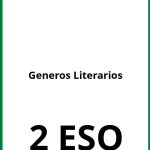 Ejercicios Generos Literarios 2 ESO PDF