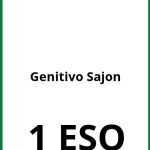 Ejercicios Genitivo Sajon 1 ESO PDF