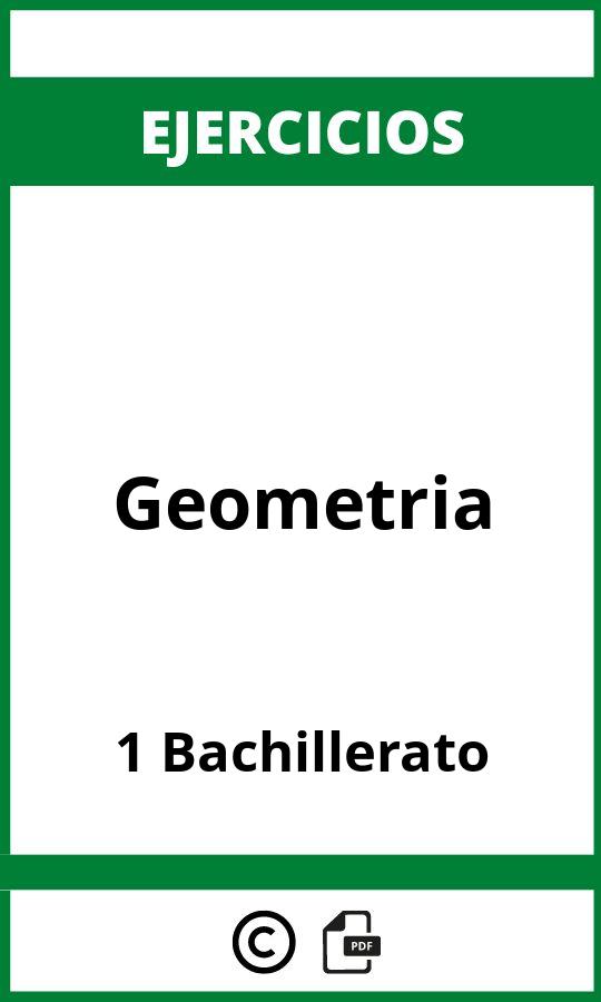 Ejercicios Geometria 1 Bachillerato PDF