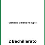Ejercicios Gerundio E Infinitivo Ingles 2 Bachillerato PDF