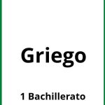 Ejercicios Griego 1 Bachillerato PDF