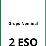 Ejercicios Grupo Nominal 2 ESO PDF