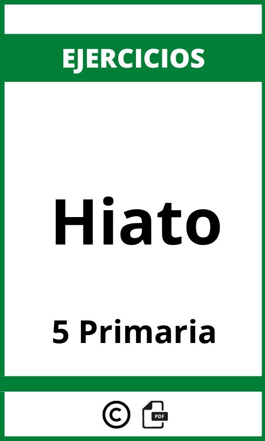 Ejercicios Hiato 5 Primaria PDF
