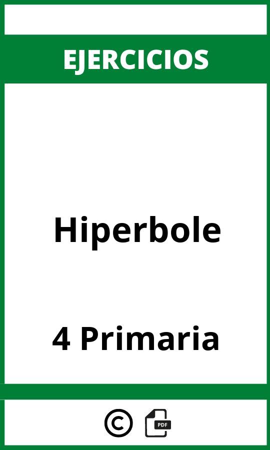 Ejercicios Hiperbole 4 Primaria PDF