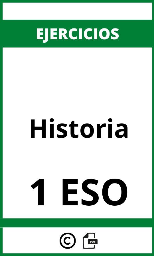 Ejercicios Historia 1 ESO PDF