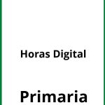 Ejercicios Horas Digital Primaria PDF
