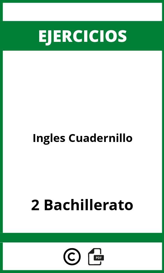 Ejercicios Ingles 2 Bachillerato Cuadernillo PDF