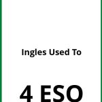 Ejercicios Ingles 4 ESO Used To PDF