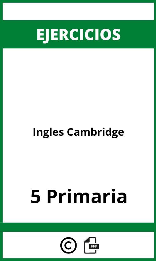 Ejercicios Ingles 5 Primaria PDF Cambridge