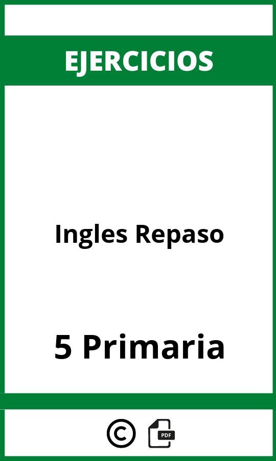 Ejercicios Ingles Repaso 5 Primaria PDF