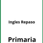 Ejercicios Ingles Repaso Primaria PDF