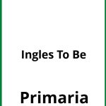 Ejercicios Ingles To Be Primaria PDF