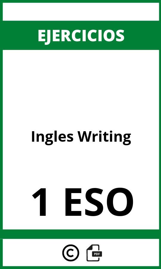 Ejercicios Ingles Writing 1 ESO PDF