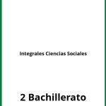 Ejercicios Integrales 2 Bachillerato Ciencias Sociales PDF